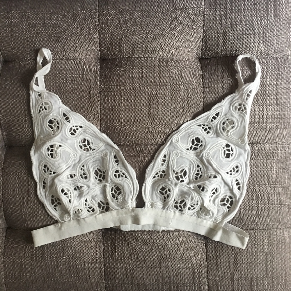 Stella Laguna Beach Cotton Lace Bralette